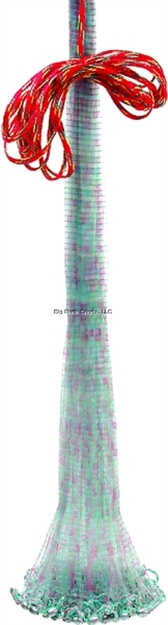 Picture of Betts Tackle Old Salt NO Spook Mono Cast Net Camo 10' 3/8" Mesh 1Lb Lead Per Ft, Bucket