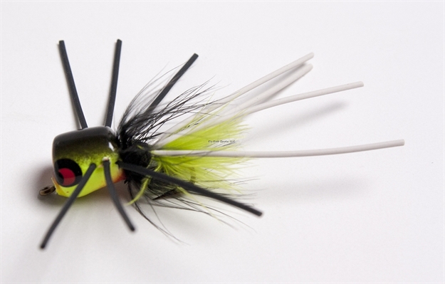 Picture of Betts Tackle Pop N' Hot Fly Popper Frog SZ 10