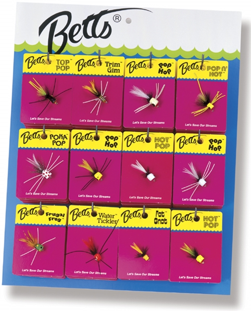Picture of Betts Tackle Pop'r Display 72 Assorted PP-6 42621020302