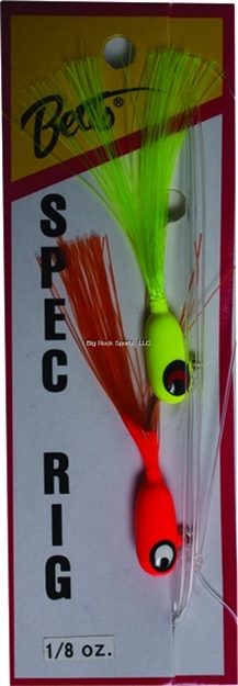 Picture of Betts Tackle Spec Rig , 1/8 Oz, Chartreuse/Orange, 2/Pack