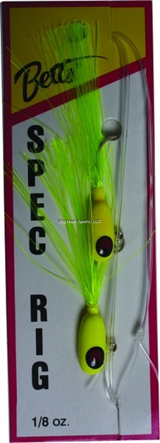 Picture of Betts Tackle Spec Rig 1/8 Chartreuse/Chartreuse 2 PC