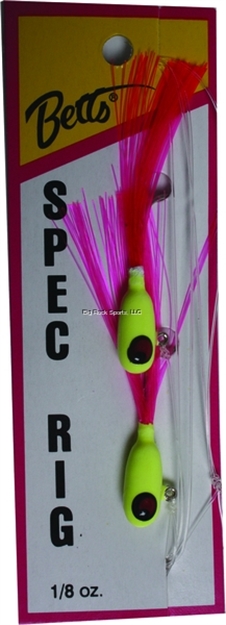 Picture of Betts Tackle Spec Rig 1/8 Shrimp Glo/Shrimp Glo 2 PC