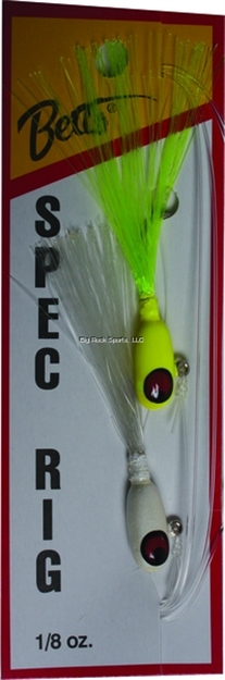 Picture of Betts Tackle Spec Rig 1/8 White/Chartreuse 2 PC