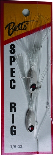 Picture of Betts Tackle Spec Rig 1/8 White/White 2 PC