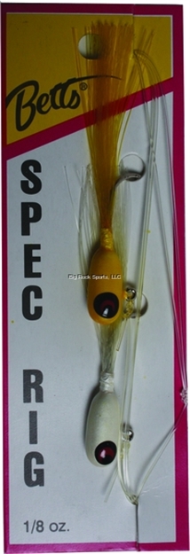 Picture of Betts Tackle Spec Rig 1/8 Yellow/White 2 PC