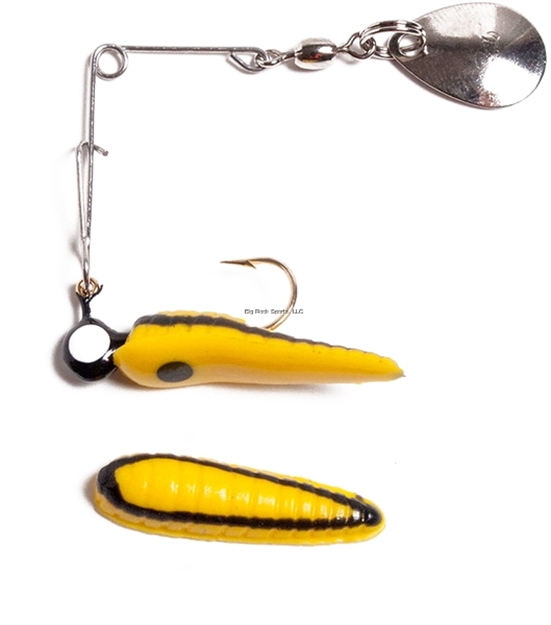 Picture of Betts Tackle Spin 1/32 Grub Value PK Yellow/Black Stripes