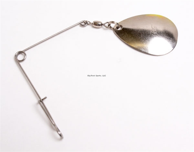 Picture of Betts Tackle Spin Jig Spinner, Bright Nickel, 5/Pack