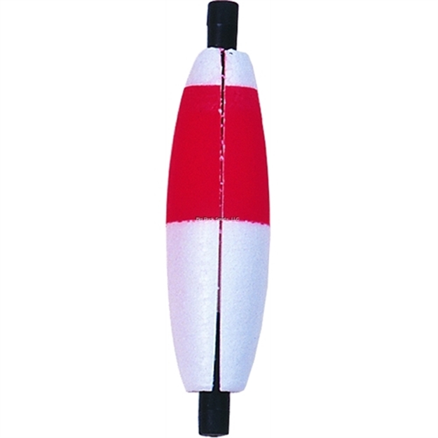 Picture of Billy Boy Foam Slotted Cigar Peg Ploats 3" Red/White 100Bg