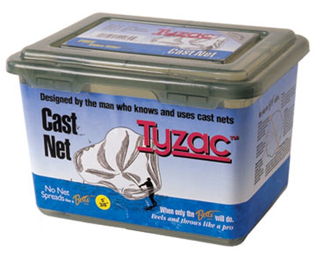 Picture of Betts Tackle Tyzac Mono Cast Net 3' 3/8" Mesh 3/4Lb Iron Weights Per Ft, Bagged CM3-I