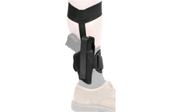 Picture of Blackhawk 40Ah12bkr Ankle  Size 12 Black Cordura Velcro Compatible W/Glock 26/27/33  Right Hand 40AH12BK-R 648018100604