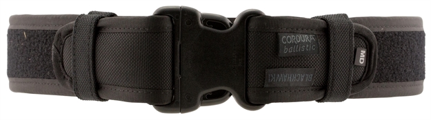 Picture of  Blackhawk 44B2xlbk Ergonomic Duty Belt Padded Black Cordura 44-48" 2.25" Wide Buckle Closure