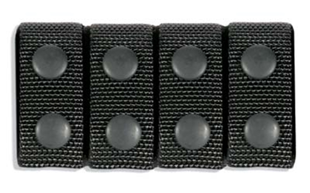 Picture of  Blackhawk 44B351bk Belt Keeper  2.25" Black Nylon Snap Mount