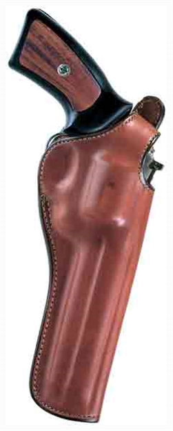 Picture of  Bianchi 12688 111 Cyclone Belt Holster Size 09 Owb Open Bottom Style Made OF Leather With Tan Finish, Strongside/Crossdraw & Belt Loop Mount Type Fits 8.3" Barrel Colt Anaconda For Right Hand