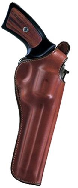 Picture of  Bianchi 12688 111 Cyclone Belt Holster Size 09 Owb Open Bottom Style Made OF Leather With Tan Finish, Strongside/Crossdraw & Belt Loop Mount Type Fits 8.3" Barrel Colt Anaconda For Right Hand 013527126887