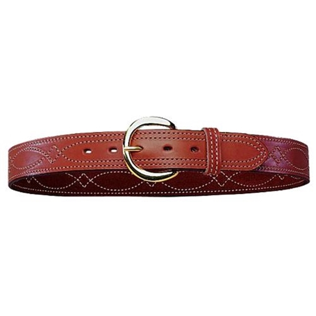 Picture of Bianchi 12872 Fancy Stitch Belt B12 40" Tan Leather