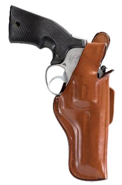 Picture of  Bianchi 13652 5Bhl Thumbsnap  Owb Tan Leather Belt Loop Fits Ruger Redhawk Right Hand