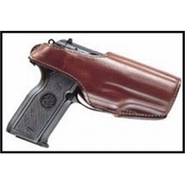 Picture of  Bianchi 17632 19L Thumbsnap Belt Holster Size 19 Open Bottom Style Made OF Leather With Tan Finish & Belt Loop Mount Type Fits Ruger Sr1911 & Springfield 1911-A1 For Right Hand 013527176325