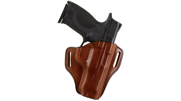 Picture of Bianchi #57 Remedy Open Top Leather Holster, Tan, Right Hand, Sz12, Colt Commander OR Similar (4.25") 23940