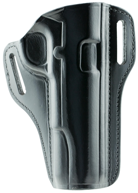 Picture of  Bianchi 25018 57 Remedy  Owb Size 10 Black Leather Belt Slide Fits Colt 1911 Government Right Hand