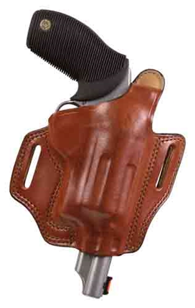 Picture of  Bianchi 12839 Black Widow  Owb Size 02 Tan Leather Belt Slide Fits Ruger Security-Six Fits S&W K Frame 2-4" Right Hand
