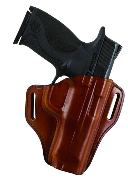Picture of Bianchi #57 Remedy Open Top Leather Holster, Tan, Right Hand, Sz14, Glock 42 .380 Cal. 23948