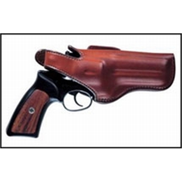 Picture of  Bianchi 10237 5Bhl Thumbsnap  Owb Size 06 Tan Leather Belt Loop Fits Ruger Gp100/Colt King Python Right Hand