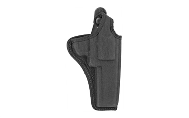 Picture of  Bianchi 17743 7001 Thumbsnap  Owb Size 04 Black Accumold Belt Slide Fits Ruger Gp100/Colt King Cobra/4" Barrel Right Hand 013527177438