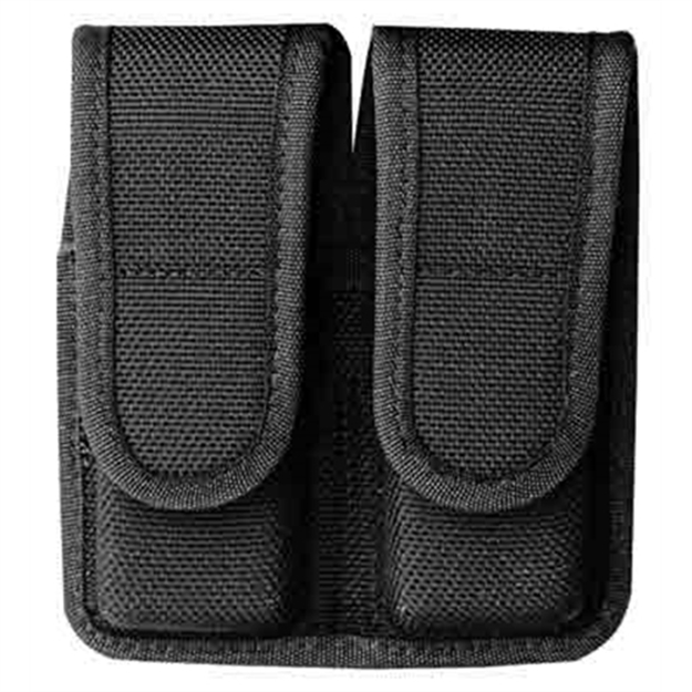 Picture of Bianchi 7302Hs Double Magazine Pouch W/Snap Sz4 Black Nylon