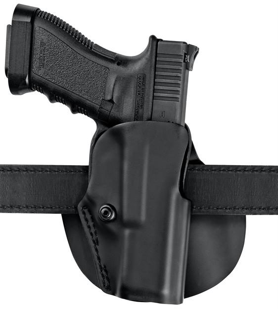 Picture of Bianchi #5198 Idpa Apprvd Rds Compat Open Top Owb Holster Flex-Paddle&Adjust Belt Loop Cmb Stx Plain Blk RH Sig Sauer P320 5198450411 781607397297