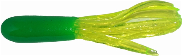 Picture of Big Bite 1.5" Crappie Tube 10Bg Lime/Cht 15CRTU06 805104000068