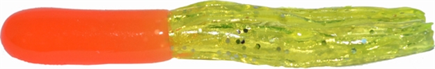 Picture of Big Bite 1.5" Crappie Tube 10Bg Org/Ch MF 15CRTU34