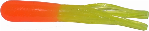 Picture of Big Bite 1.5" Crappie Tube 10Bg Orng/Cht 15CRTU04
