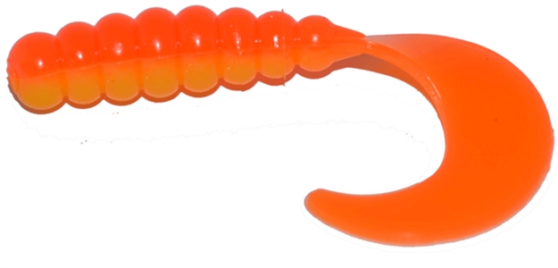 Picture of Big Bite 2" Fat Grub 10Pk Orng/Yellow FG217