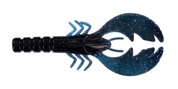 Picture of Big Bite 3.5" College Craw, Black Blue Silver, 10 PK