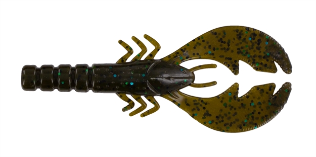 Picture of Big Bite 3.5" College Craw, Green Pumpkin Blue, 10 PK