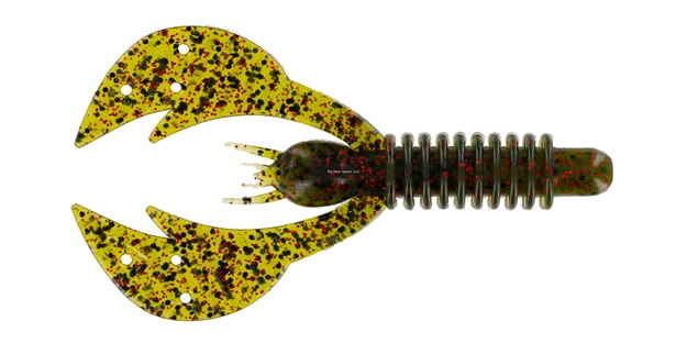 Picture of Big Bite 3.75" Kamikaze Craw, Watermelon Red, 6 PK