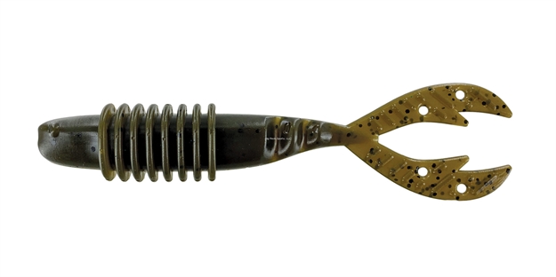 Picture of Big Bite 4.25" Kamikaze Swimon, Green Pumpkin, 6 PK