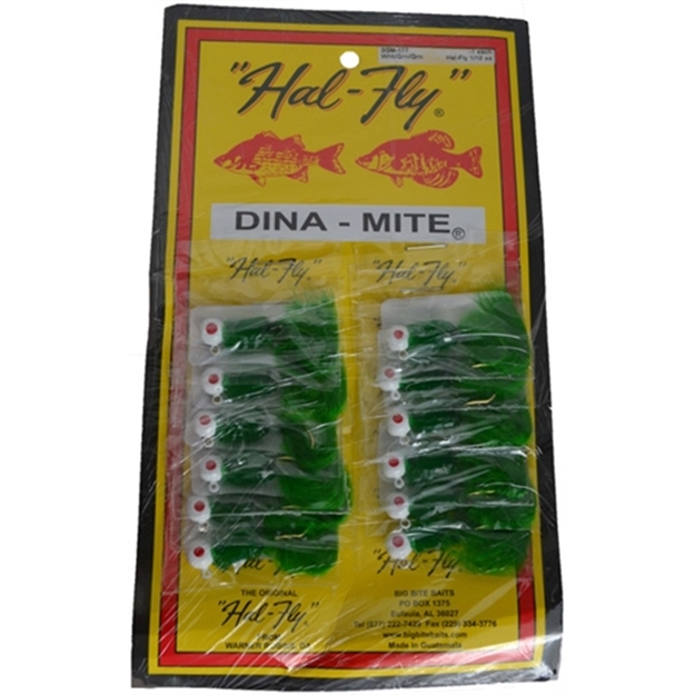 Picture of Big Bite Baits 1/12 12Cd - Wht/Grn/Grn