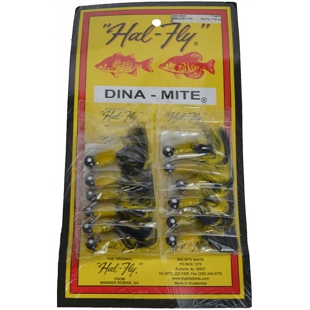 Picture of Big Bite Baits 1/16 12Cd - Blk/Yel/Blk