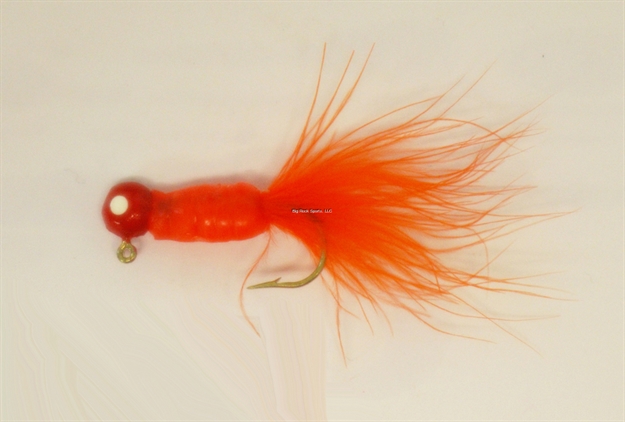 Picture of Hal-Fly Crappie Jig, 1/16 Oz, Red/Orange/Orange