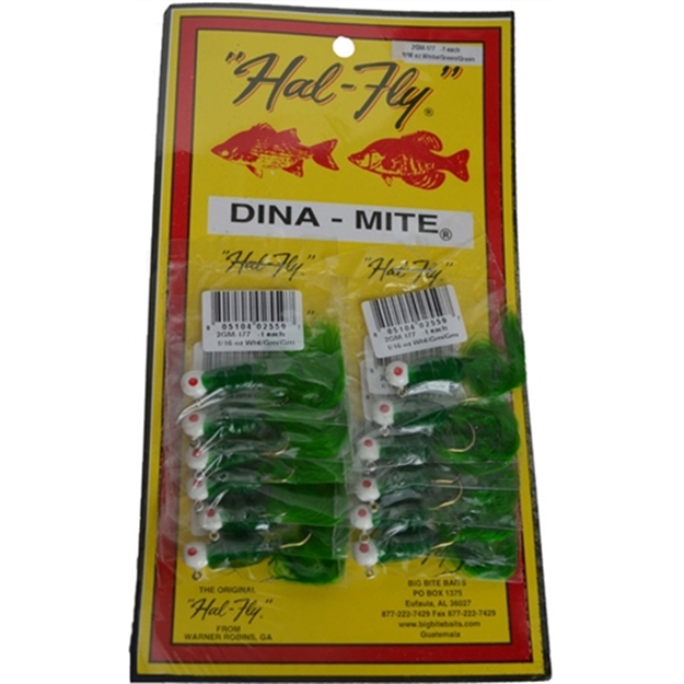 Picture of Big Bite Baits 1/16 12Cd - Wht/Grn/Grn