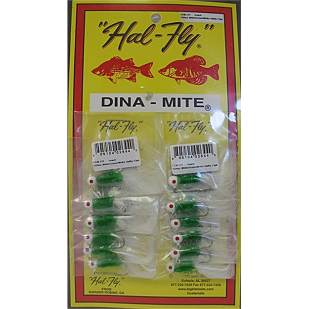Picture of Big Bite Baits 1/24 12Cd - Wht/Grn/Wht