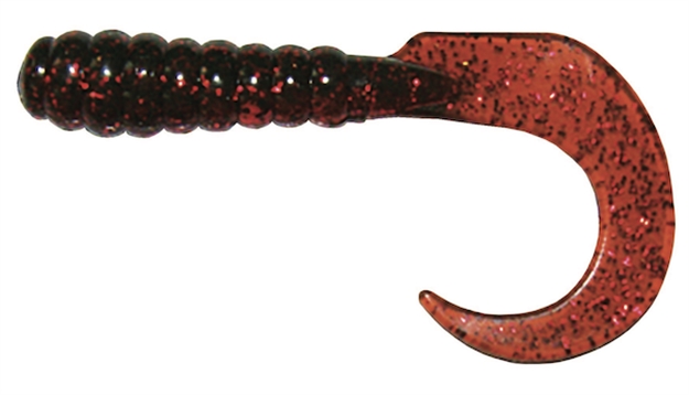 Picture of Big Bite Baits 2" Crltail Grb Motroil Fire 10Pk CTG219