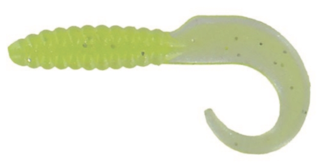 Picture of Big Bite Baits 2" Curl Tail Grb Snot Rckt 100Pk CTG2-29-100
