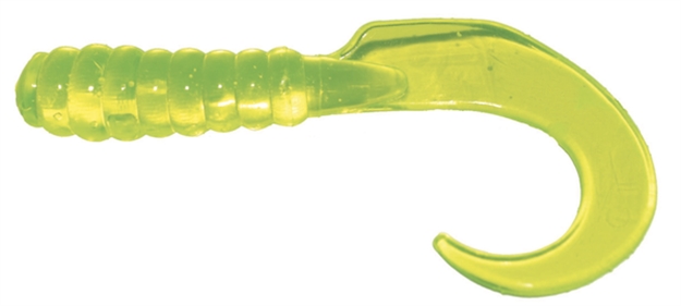 Picture of Big Bite Baits 2" Curl Tail Grub Chart 10 P CTG201 805104002116