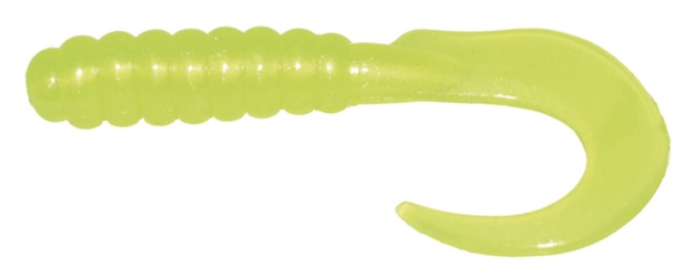 Picture of Big Bite Baits 2" Curl Tail Grub Chart Prl 10Pk CTG203 805104002130