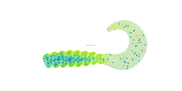 Picture of Big Bite Baits 2" Fat Grub, Blue Grass