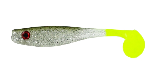 Picture of Big Bite Baits 3.5" Suicide Shad, Chic ON Chain Glow