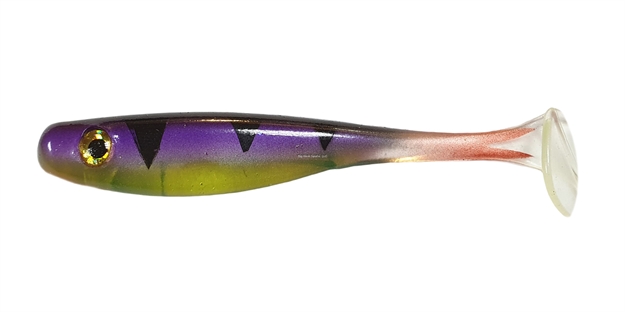 Picture of Big Bite Baits 3.5" Suicide Shad, Purple Perch