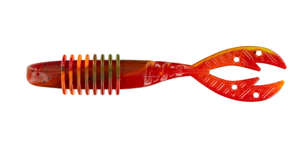 Picture of Big Bite Baits 4.25" Kamikaze Swimon, Greem Pumpkin Flamethrower